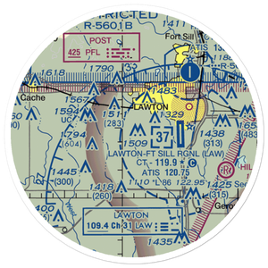 Neuwirth Airstrip (71OK) VFR Sectional Sticker (20 mile)