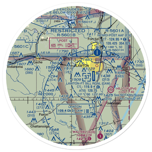Neuwirth Airstrip (71OK) VFR Sectional Sticker (30 mile)