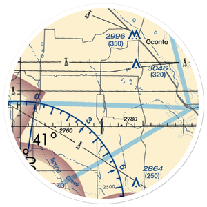 Neben Airport (71NE) VFR Sectional Sticker (20 mile)