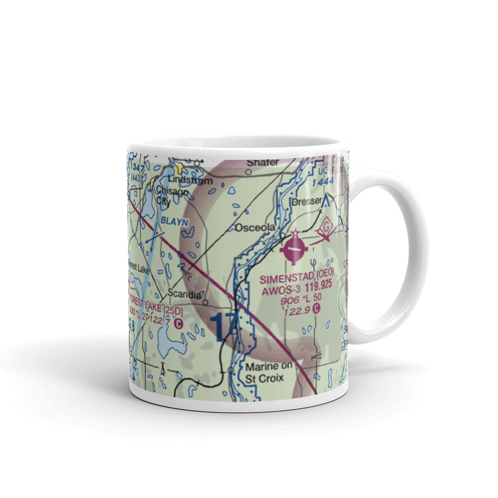 Mattison's Seaplane Base (71MN) VFR Sectional  Mug 