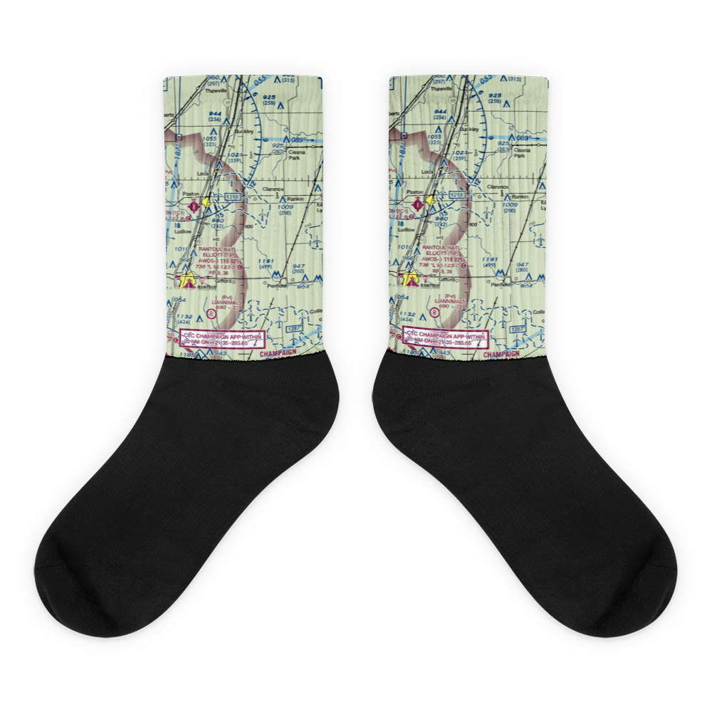 Ted's Place Airport (71IS) VFR Sectional Socks 