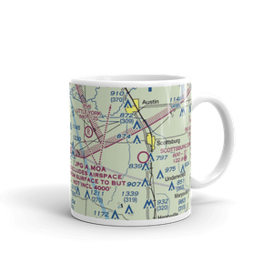 Morgan Airfield (71IN) VFR Sectional  Mug