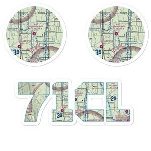Gunnersfield Ranch Airport (71CL) VFR Sectional Sticker Pack