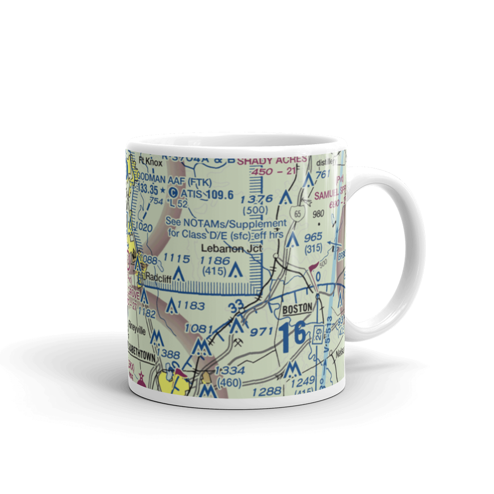 Vine Grove Airport (70KY) VFR Sectional  Mug 