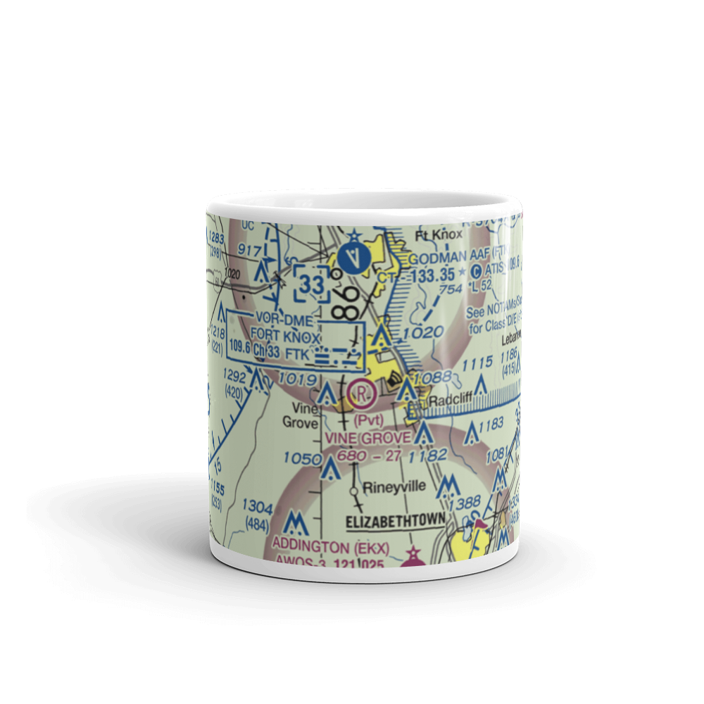 Vine Grove Airport (70KY) VFR Sectional  Mug 