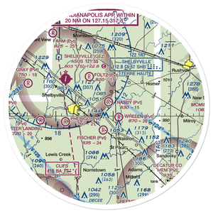 Nasby Airport (70II) VFR Sectional Sticker (30 mile)