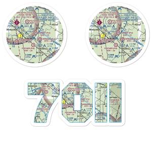 Nasby Airport (70II) VFR Sectional Sticker Pack