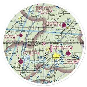 Randal Field (70AR) VFR Sectional Sticker (30 mile)