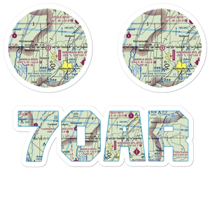 Randal Field (70AR) VFR Sectional Sticker Pack