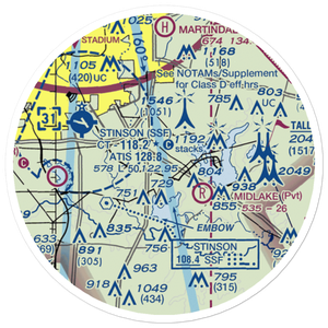 Harmony Field (6XS9) VFR Sectional Sticker (20 mile)