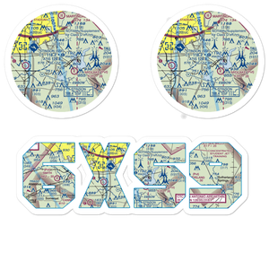 Harmony Field (6XS9) VFR Sectional Sticker Pack