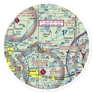 Cannon Aviation Airport (6XS5) VFR Sectional Sticker (30 mile)