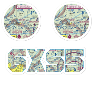 Cannon Aviation Airport (6XS5) VFR Sectional Sticker Pack