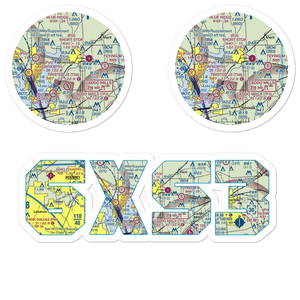 Mullins Landing Airport (6XS3) VFR Sectional Sticker Pack