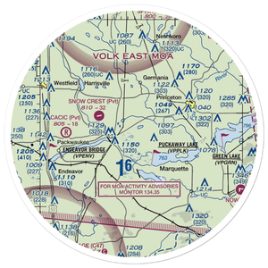 Rex Ranch Airport (6WI9) VFR Sectional Sticker (30 mile)