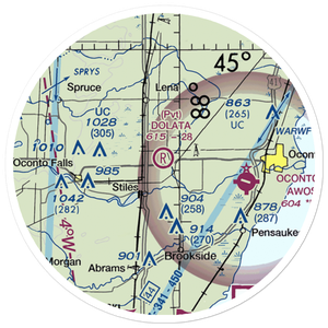 Dolata Airport (6WI5) VFR Sectional Sticker (20 mile)