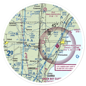 Dolata Airport (6WI5) VFR Sectional Sticker (30 mile)