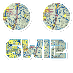 St Croix Riviera Airport (6WI2) VFR Sectional Sticker Pack