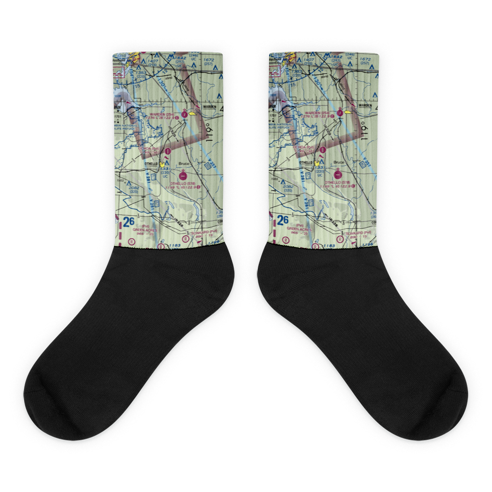 Ochoa Field (6WA4) VFR Sectional Socks 