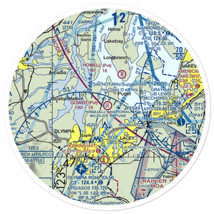 Gower Field (6WA2) VFR Sectional Sticker (30 mile)