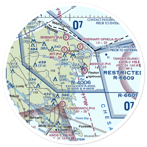 Remo Private Airport (6VA0) VFR Sectional Sticker (30 mile)
