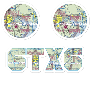 Jtj Ranch Airport (6TX6) VFR Sectional Sticker Pack