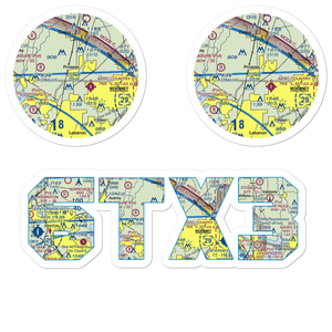 Drewery Airport (6TX3) VFR Sectional Sticker Pack
