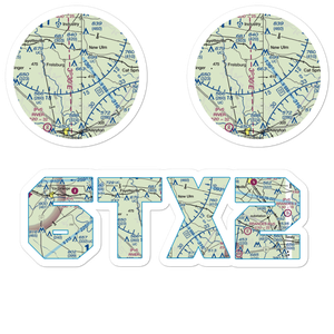 Circle M Ranch Airport (6TX2) VFR Sectional Sticker Pack