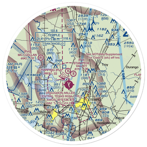 Stampede Valley Airport (6TS4) VFR Sectional Sticker (30 mile)
