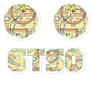 True Airport (6TS0) VFR Sectional Sticker Pack