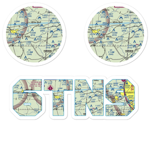 Dripping Springs Farm Airport (6TN9) VFR Sectional Sticker Pack