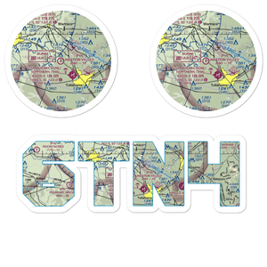 The Aviation Valley Airport (6TN4) VFR Sectional Sticker Pack