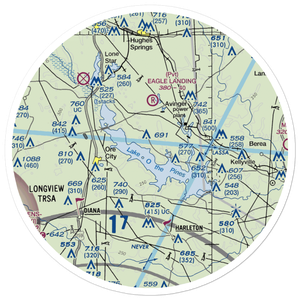 Mc Kenzie Field (6TE9) VFR Sectional Sticker (30 mile)