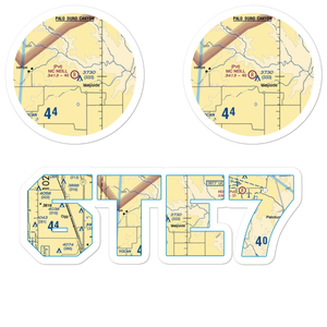 Mc Neill Ranch Airport (6TE7) VFR Sectional Sticker Pack