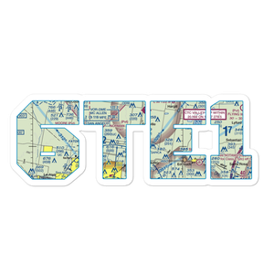 Norman & White Airport (6TE1) VFR Sectional Sticker