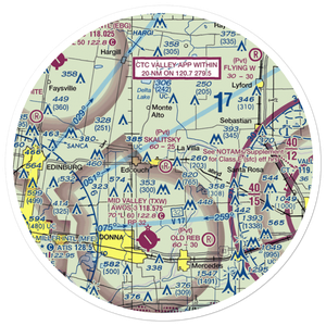 Skalitsky Airport (6TE0) VFR Sectional Sticker (30 mile)
