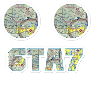 Flying K Airport (6TA7) VFR Sectional Sticker Pack