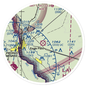 Winn Exploration Co. Inc Airport (6TA4) VFR Sectional Sticker (20 mile)