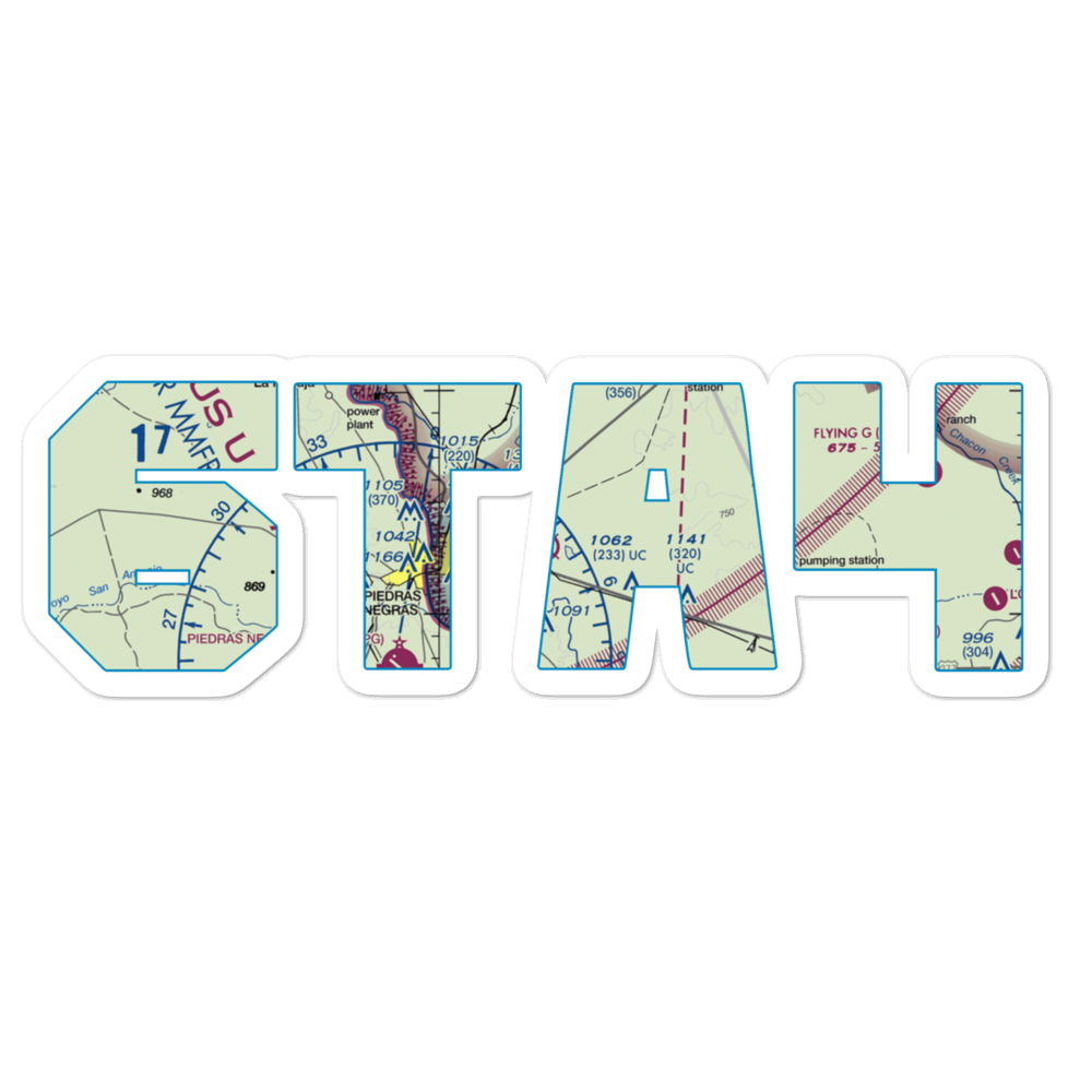 Winn Exploration Co. Inc Airport (6TA4) VFR Sectional Sticker 