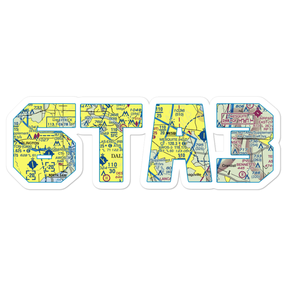 Culp Airport (6TA3) VFR Sectional Sticker 