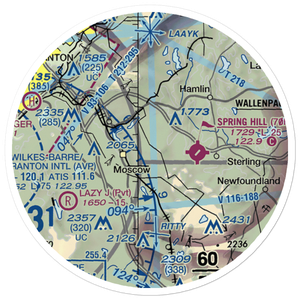 Air Haven Airport (6PA6) VFR Sectional Sticker (20 mile)