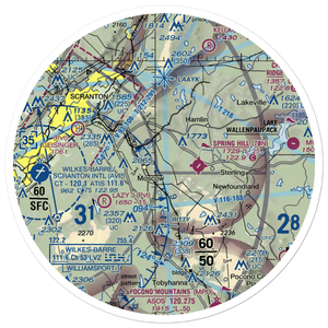 Air Haven Airport (6PA6) VFR Sectional Sticker (30 mile)