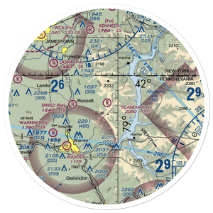 Scandia Air Park (6PA4) VFR Sectional Sticker (30 mile)