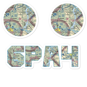 Scandia Air Park (6PA4) VFR Sectional Sticker Pack