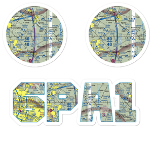 Tower Airfield (6PA1) VFR Sectional Sticker Pack