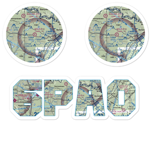 Myer Airport (6PA0) VFR Sectional Sticker Pack
