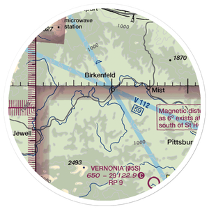 Holce & Oblack Airport (6OR8) VFR Sectional Sticker (20 mile)