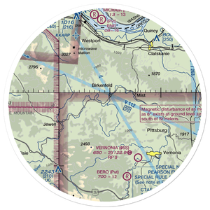 Holce & Oblack Airport (6OR8) VFR Sectional Sticker (30 mile)