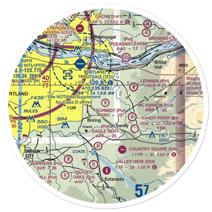Schmidt Airport (6OR7) VFR Sectional Sticker (30 mile)