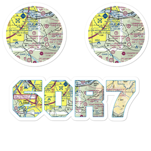 Schmidt Airport (6OR7) VFR Sectional Sticker Pack